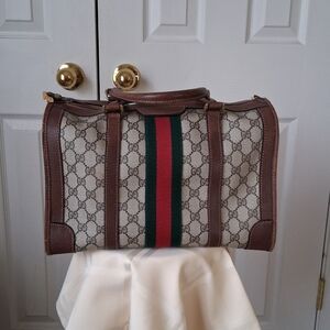 Authentic Vintage Gucci Boston Bag